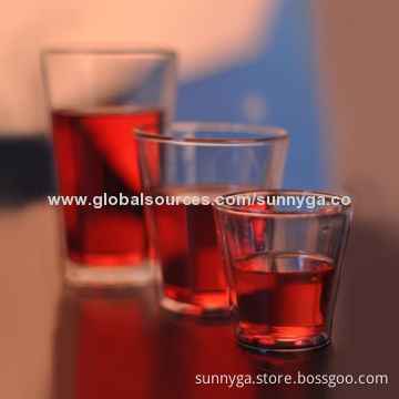 New Arrive Double Wall Glasses with 100mL Capacity, 70mm Height